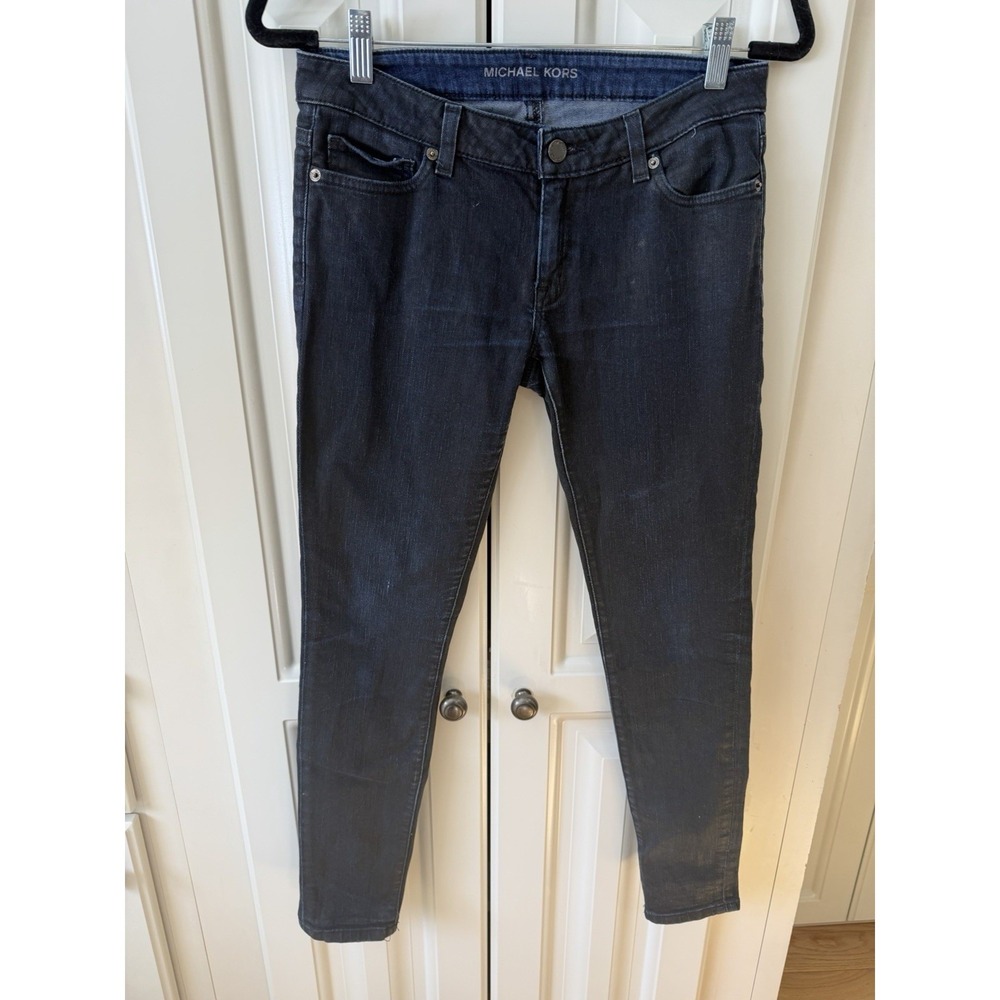 Michael Kors Dark Wash Skinny Jeans Women's‎ Size 4 Stretch Denim Classic Fit